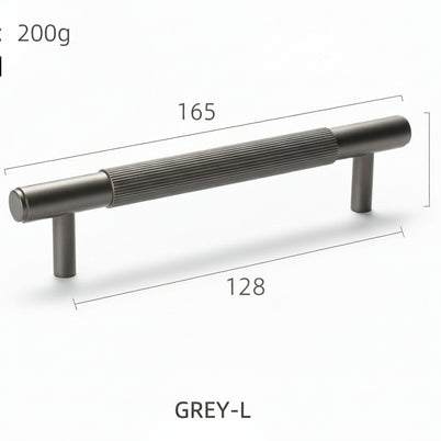 Poignées et boutons Harlem gris de la marque VidaXL, design moderne pour meubles et décoration intérieure.