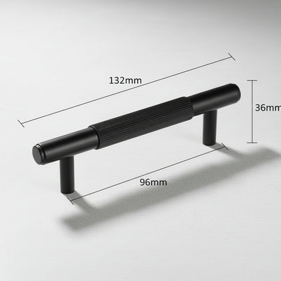 Poignées et boutons Harlem VidaXL en gris, design moderne pour meubles, visibles sur l'image.