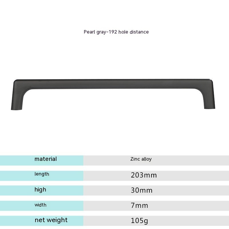 Poignées et boutons Kassel gris de VidaXL, design simple et moderne pour meubles, vue en gros plan sur les boutons.