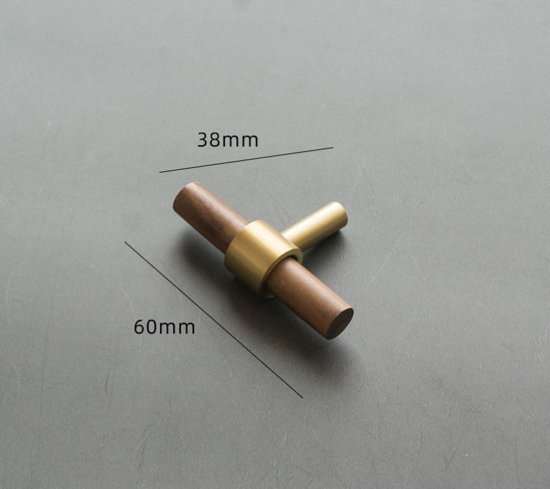 Poignées et boutons Milan en brun foncé de la marque VidaXL, design élégant pour meubles et armoires.