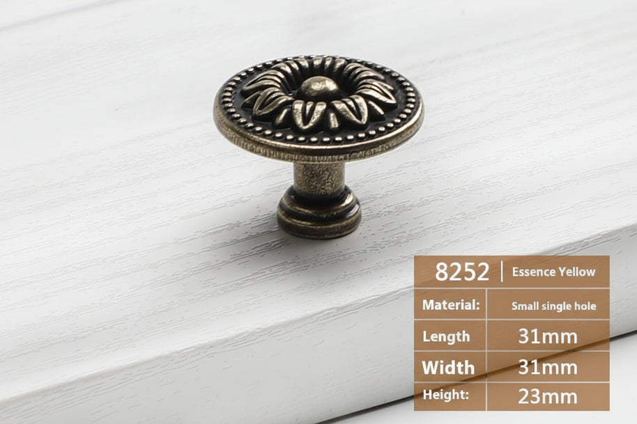 Poignées et boutons Noirtier VidaXL, petit bouton noir en métal pour meubles ou décoration intérieure.