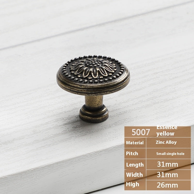 Poignées et boutons Noirtier VidaXL, petit bouton noir en métal, pour meubles ou décoration intérieure.