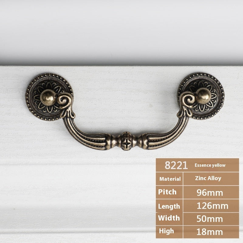 Poignées et boutons VidaXL Noirtier, petit bouton noir en métal pour meubles et décoration intérieure.