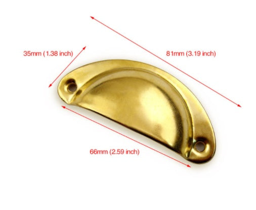 Poignées Shelly VidaXL en bronze vert, design moderne pour meubles, visibles avec finition élégante sur l'image.