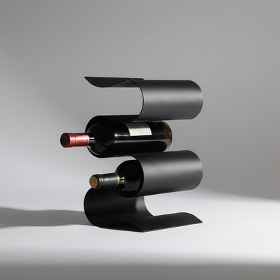 Wine Rack Storage Decoration Decoration Soft Decoration Model Room Bar Counter Wrought Iron Wine Rack Decoration - HAUSSLYON