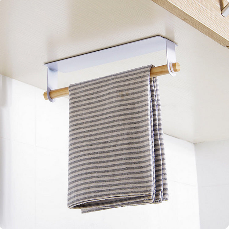 Porte-essuie-tout blanc VidaXL Incheon, moderne et pratique, pour salle de bain ou cuisine.