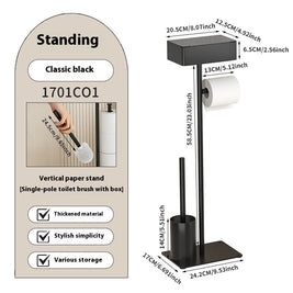 Floor Type Bathroom Toilet Brush Rack - HAUSSLYON
