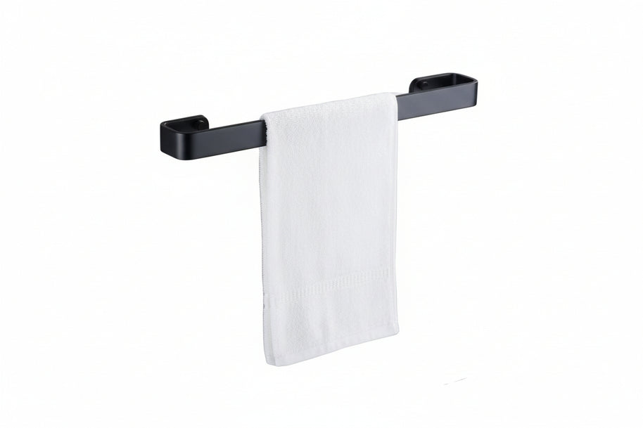 Porte-serviette VidaXL Magdeburg en acier, 40 cm, avec support mural pour salle de bain.