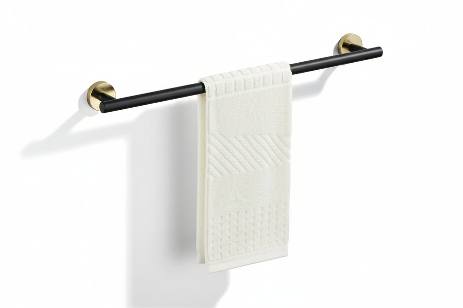 Support pour serviette Toronto de VidaXL avec crochet simple en métal, mural, idéal pour la salle de bain.