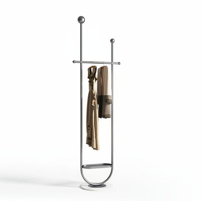 Light Luxury Clothes And Hats Hanger Floor To Floor Iron Art Simple And Modern - HAUSSLYON