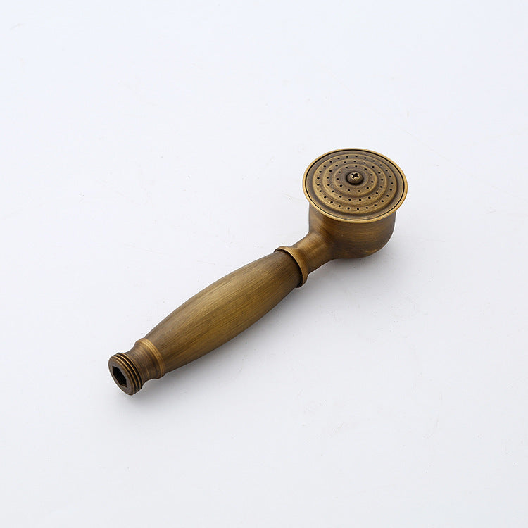 Robinet de baignoire Orleans VidaXL en bronze, avec poignée et embout de douche, pour salle de bain élégante.