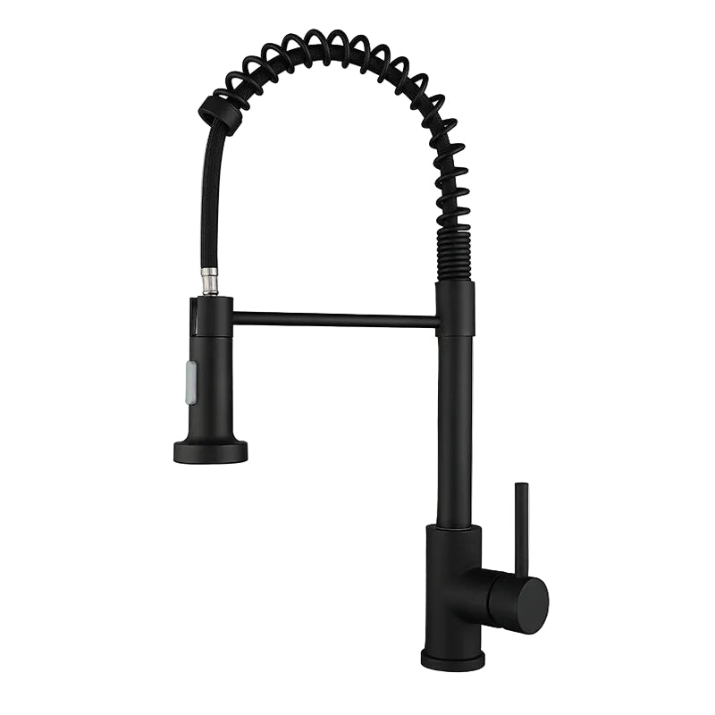 Stainless Steel Spring Pull Telescoping Kitchen Faucet - HAUSSLYON