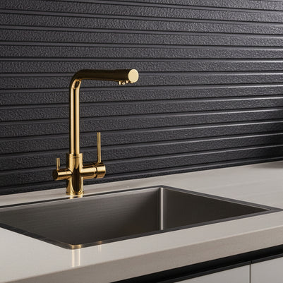 The Golden Kitchen Faucet Sanhe Keeps Drinking Pure Water - HAUSSLYON