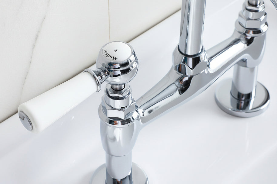 Robinet de cuisine Florence en chrome de la marque VidaXL, avec levier et finition brillante visible sur l'image.