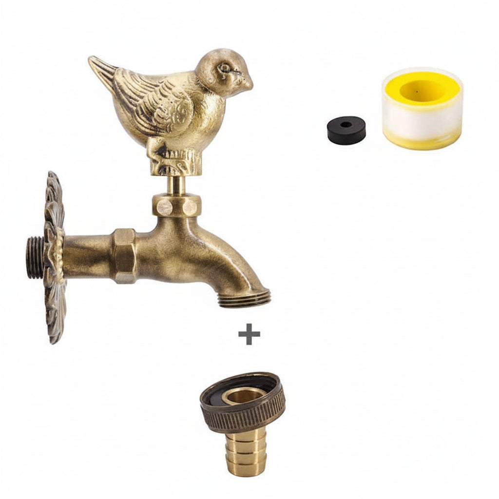 Faucet Copper Animal Single Cold Outdoor Anti-freezing Sun Protection - HAUSSLYON
