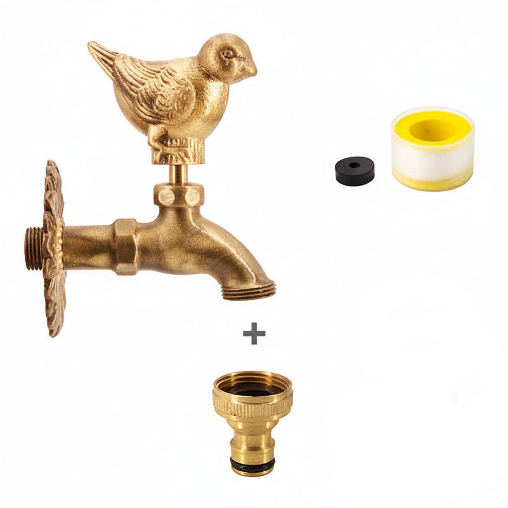 Faucet Copper Animal Single Cold Outdoor Anti-freezing Sun Protection - HAUSSLYON