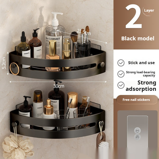 Bathroom Triangle Storage Rack Punch-free - HAUSSLYON