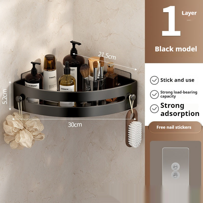 Support de rangement VidaXL couleur havane, finition gris clair, structure solide pour organisation pratique.