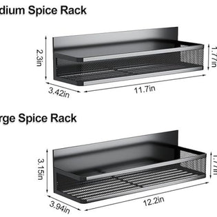 Mesh Refrigerator Shelf Kitchen Punch-free Soy Sauce Seasoning Rack - HAUSSLYON