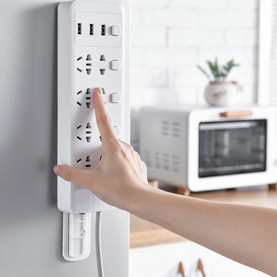 Socket holder wall sticker router storage without trace - HAUSSLYON