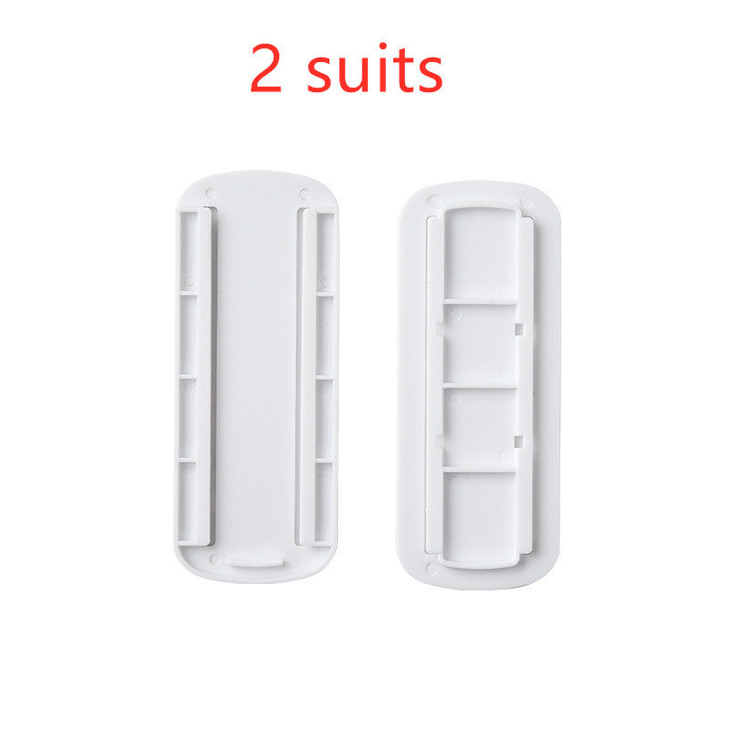 Support mural VidaXL pour outils ou objets, blanc, fixation solide, idéal pour rangement pratique dans la maison ou le garage.