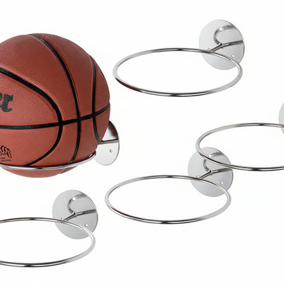 Wall-mounted Basketball Storage Rack Frame Holder Household - HAUSSLYON