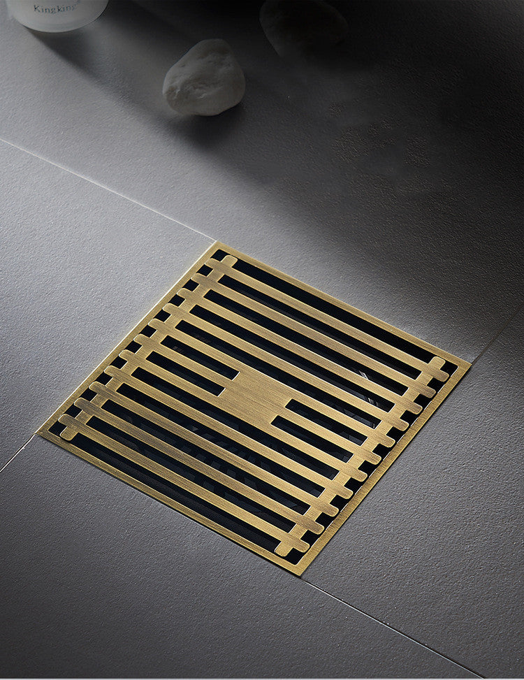 Système de drainage en cuivre noir de la marque VidaXL, avec tubes et raccords pour une installation efficace