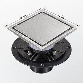 304 Stainless Steel Floor Drain Invisible Bathroom Bathroom Deodorant Yama American Floor Drain - HAUSSLYON