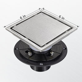 304 Stainless Steel Floor Drain Invisible Bathroom Bathroom Deodorant Yama American Floor Drain - HAUSSLYON