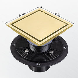 304 Stainless Steel Floor Drain Invisible Bathroom Bathroom Deodorant Yama American Floor Drain - HAUSSLYON