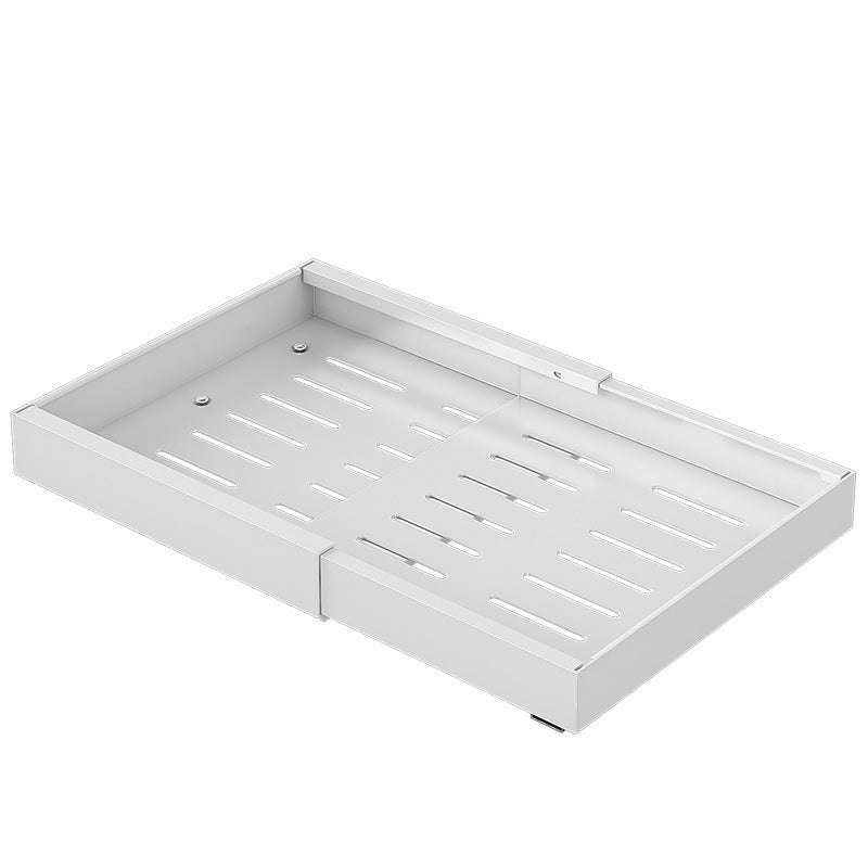 Tiroir coulissant noir Filion de VidaXL, longueur ajustable de 32 à 52 cm, pour meuble de rangement moderne.