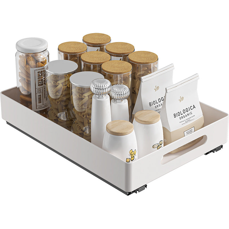 Tiroir coulissant blanc VidaXL JOS, design moderne, en bois ou MDF, pour meuble de rangement intérieur.