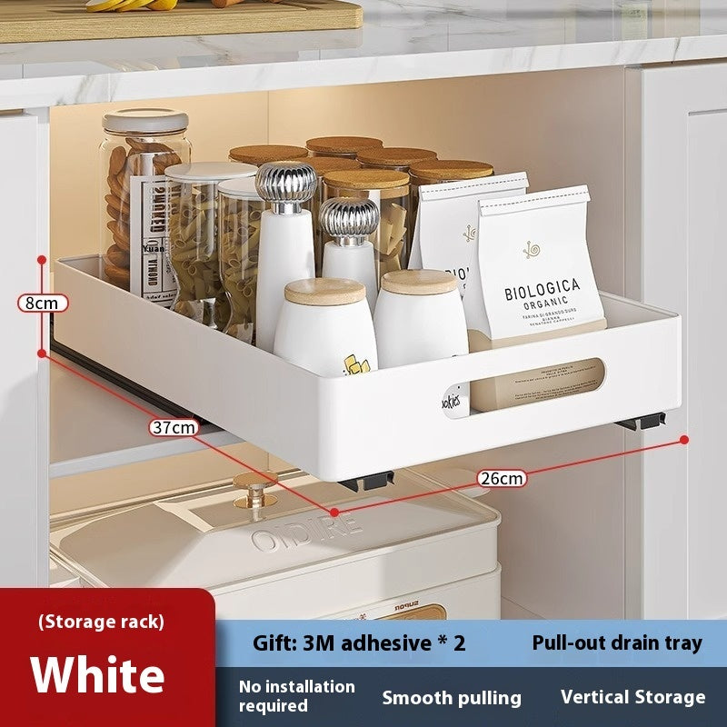 Tiroir coulissant blanc VidaXL JOS 0, élégant et pratique, adapté pour mobilier moderne avec système de glissement fluide.