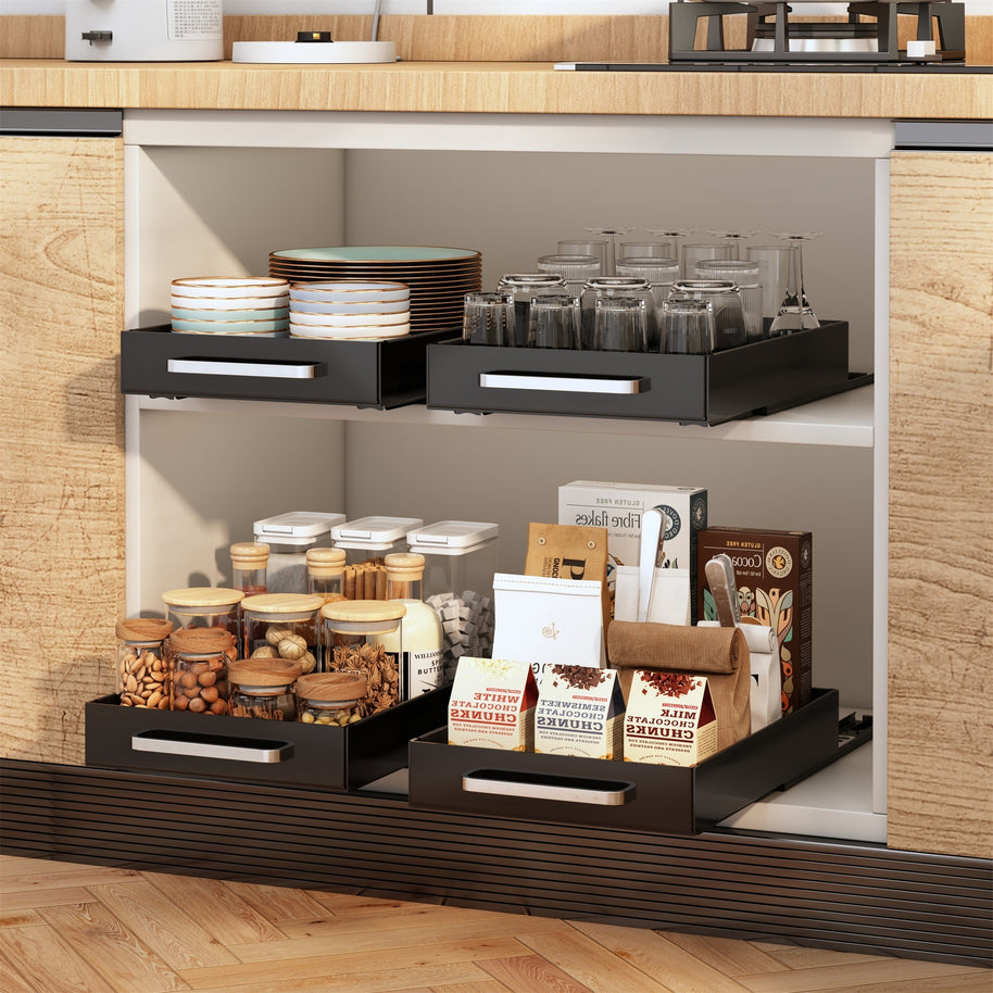 Tiroir coulissant blanc VidaXL Lavaltrie, design moderne et pratique pour rangement intérieur, visible dans l'image.