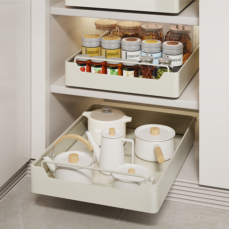Tiroir coulissant VidaXL Malabo avec largeur de 20 cm et profondeur de 43 cm, en bois pour rangement pratique.