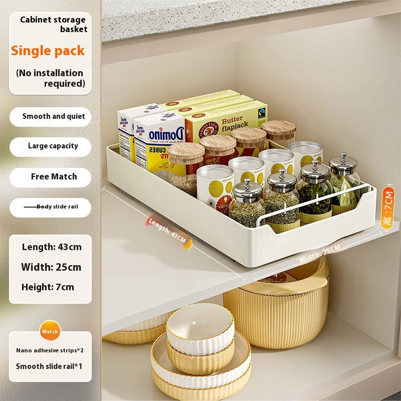 Punch-free Kitchen Pull-out Rack - HAUSSLYON