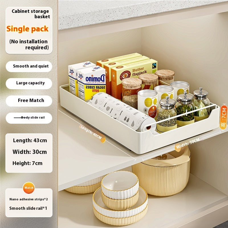Punch-free Kitchen Pull-out Rack - HAUSSLYON